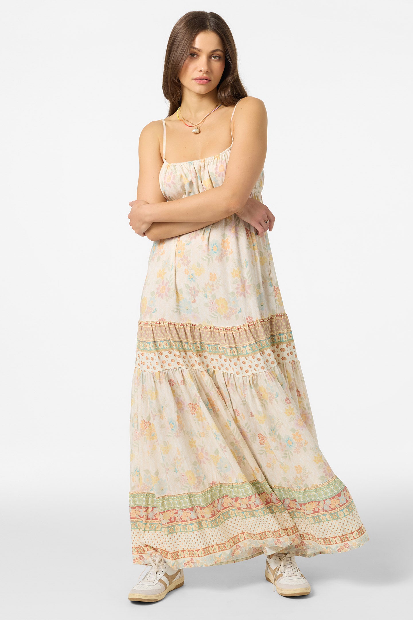 O'Neill Women's Lillie Maxi Dress Tapioca / XS O'Neill Women's Lillie Maxi Dress Tapioca / XS