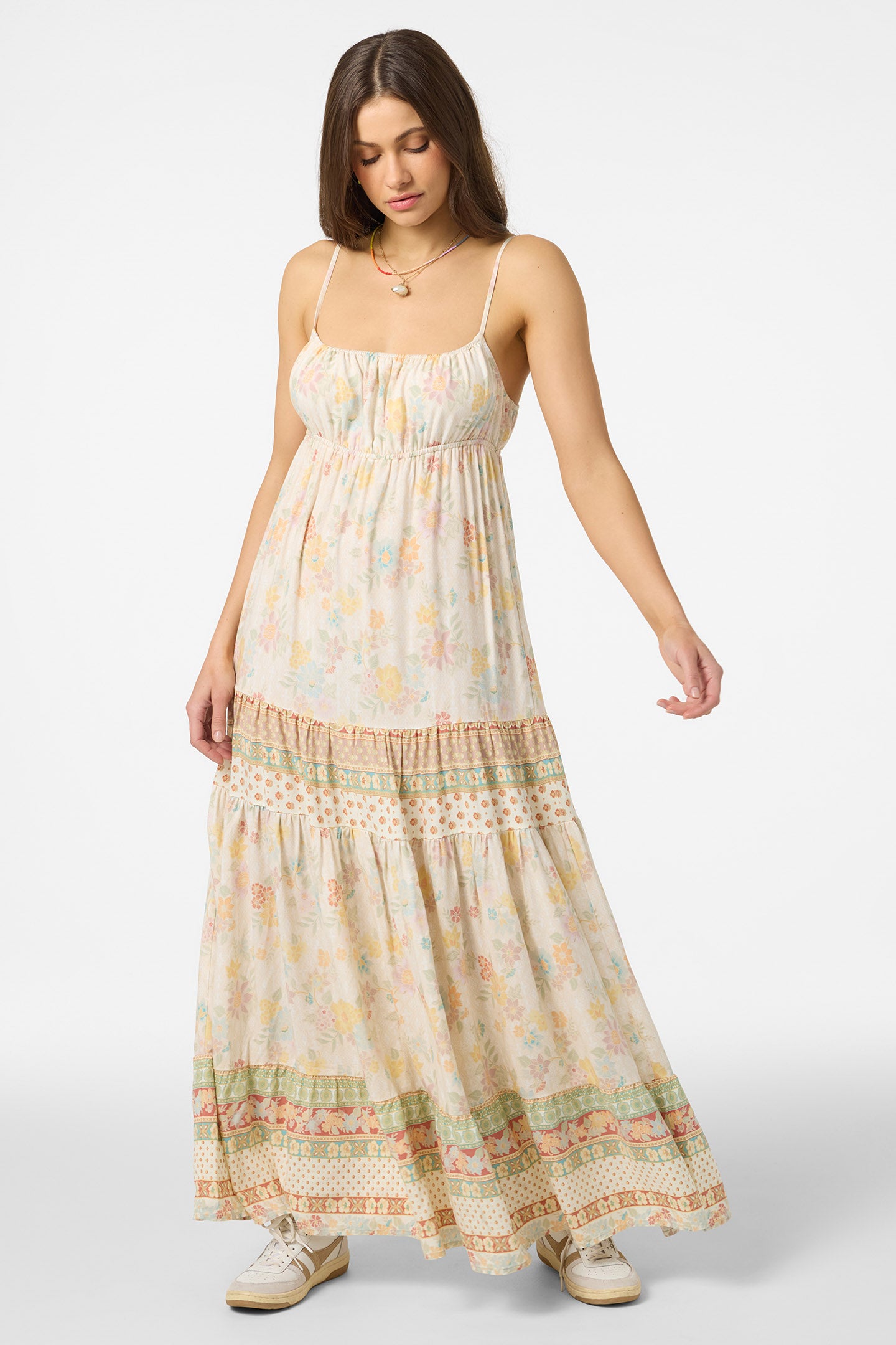ワンピース apolina NOEMIE DRESS-PALE PEAR 18-24M Lillie Dress Maxi Dress - Tapioca | O'Neill