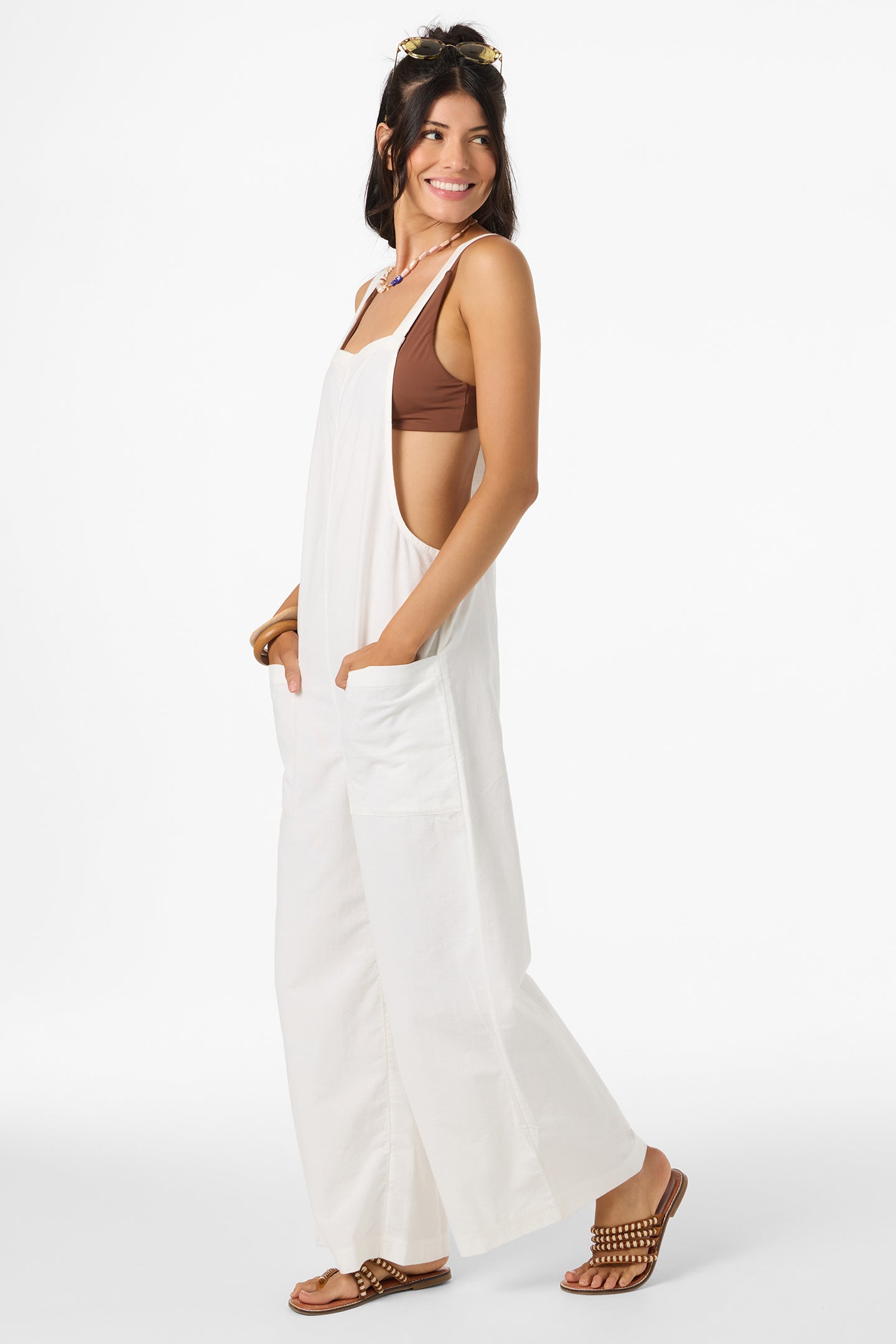 【新品未使用】Plage Narrow Camisole Salopette Summerlin Jumper 2 - White | O'Neill