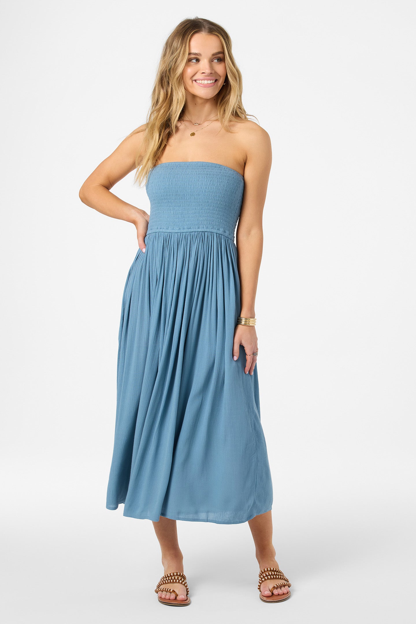 O'Neill Piper Women's Midi Dress - Provincial Blue