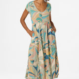 Zygrid Butterfly Midi Dress