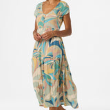Zygrid Butterfly Midi Dress