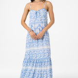 Tasmin Abstract Midi Dress