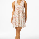 Saltwater Essentials Teddy Printed Mini Cover-Up Dress - Tofu | O'Neill