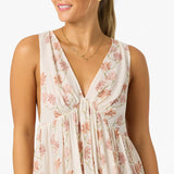Saltwater Essentials Teddy Printed Mini Cover-Up Dress - Tofu | O'Neill