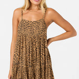 Saltwater Solids Rilee Printed Mini Cover-Up Dress