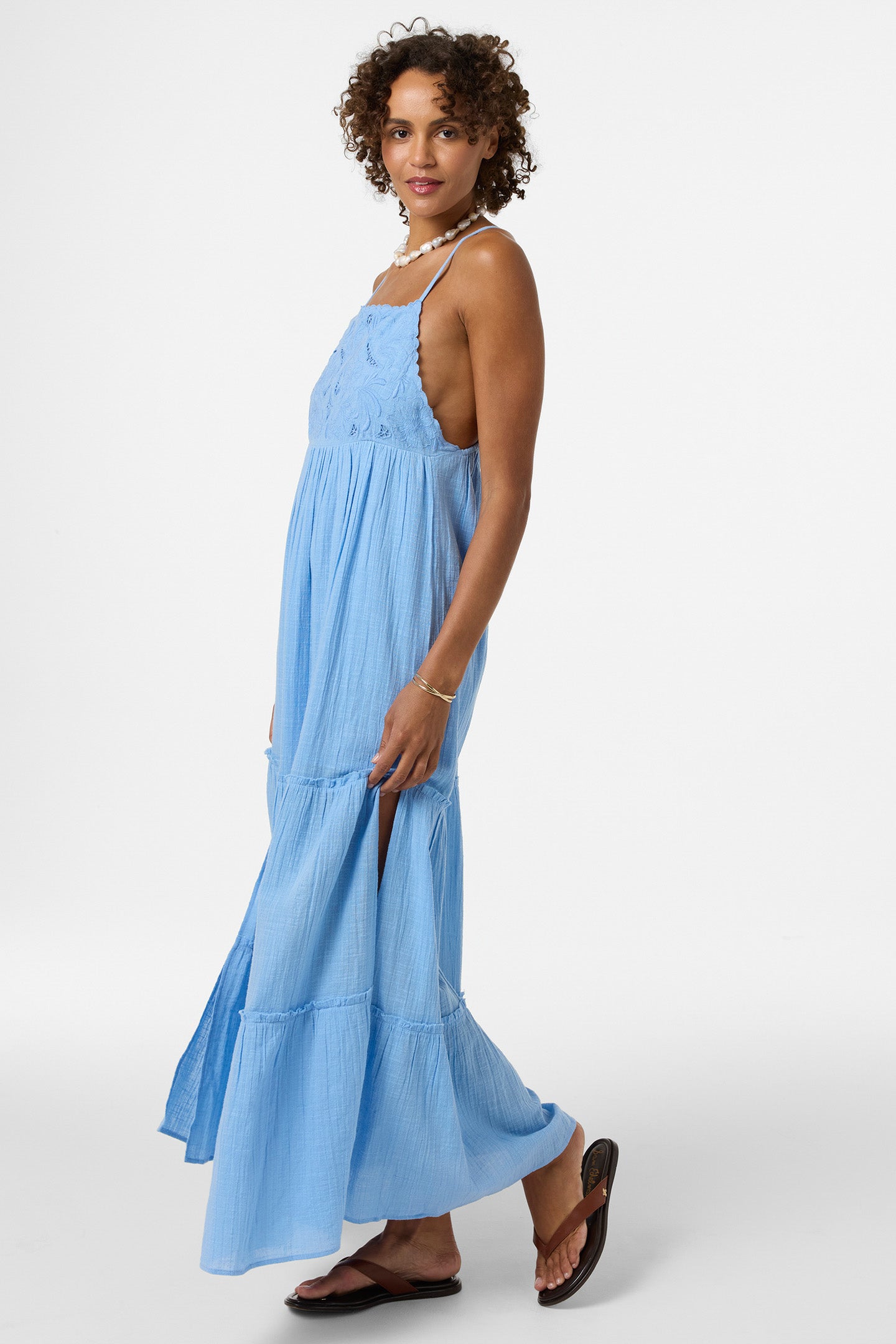 cotton citizen lisbon dress Cotton Citizen Lisbon Tie Dye Tank Dress In Ash Drip