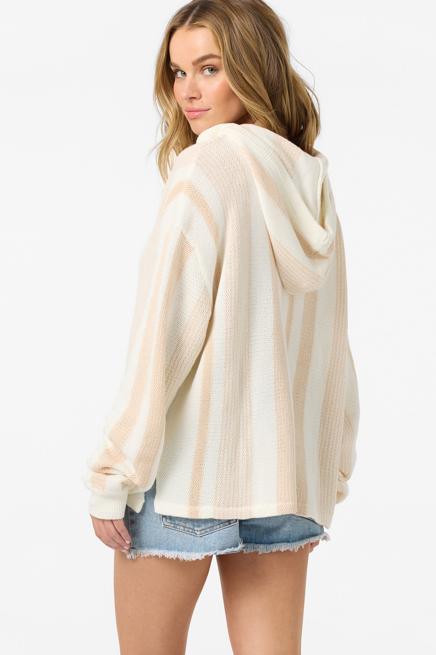 Catamaran Relaxed Hooded Sweater Long Sleeve Top - Tapioca | O'Neill