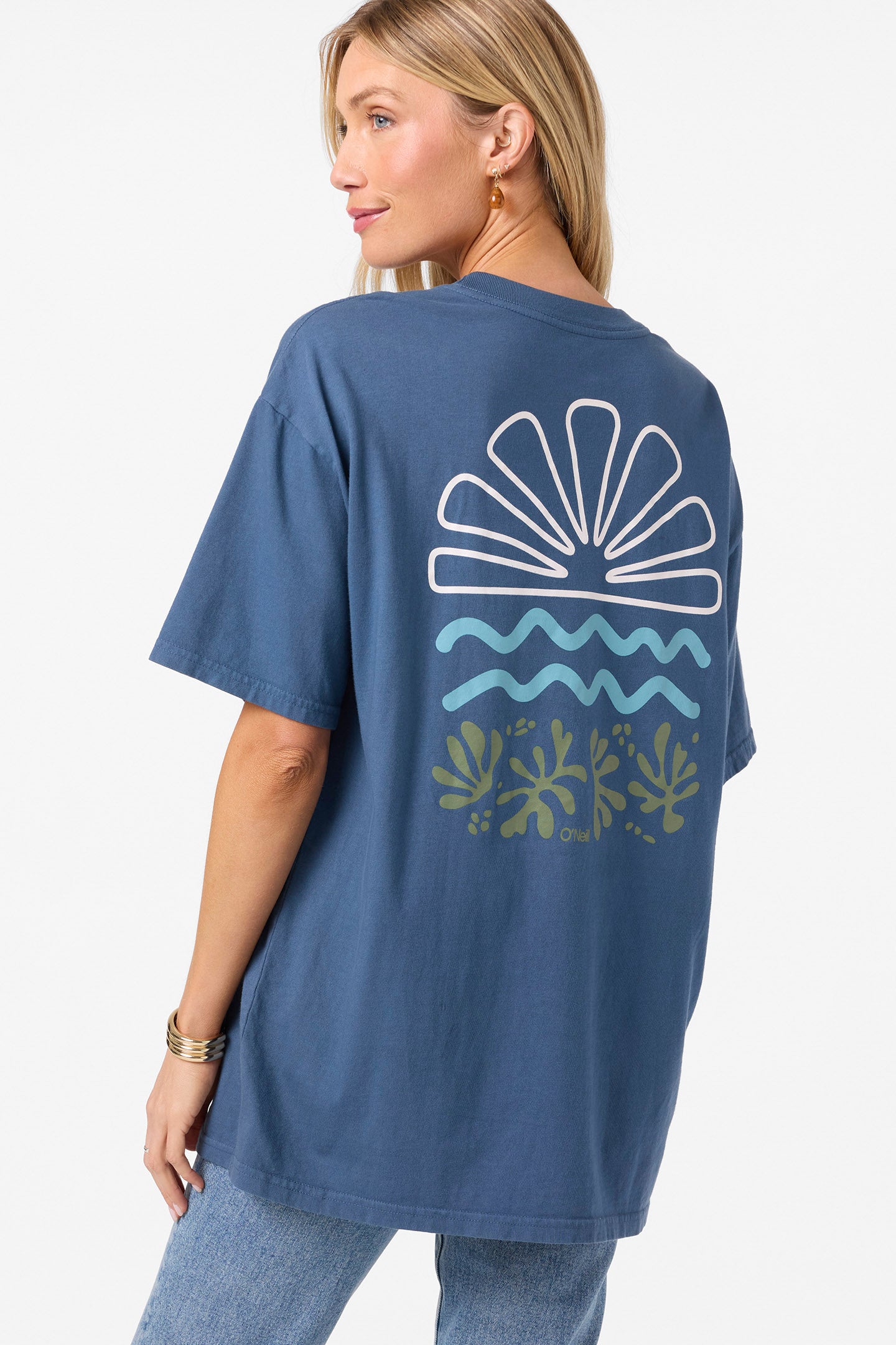 O'Riginals Horizon Oversized Tee - Blue Fusion | O'Neill