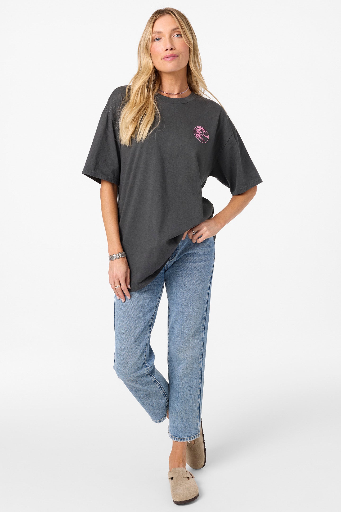 O'Riginals Forty First Oversized Tee - Dark Shadow | O'Neill