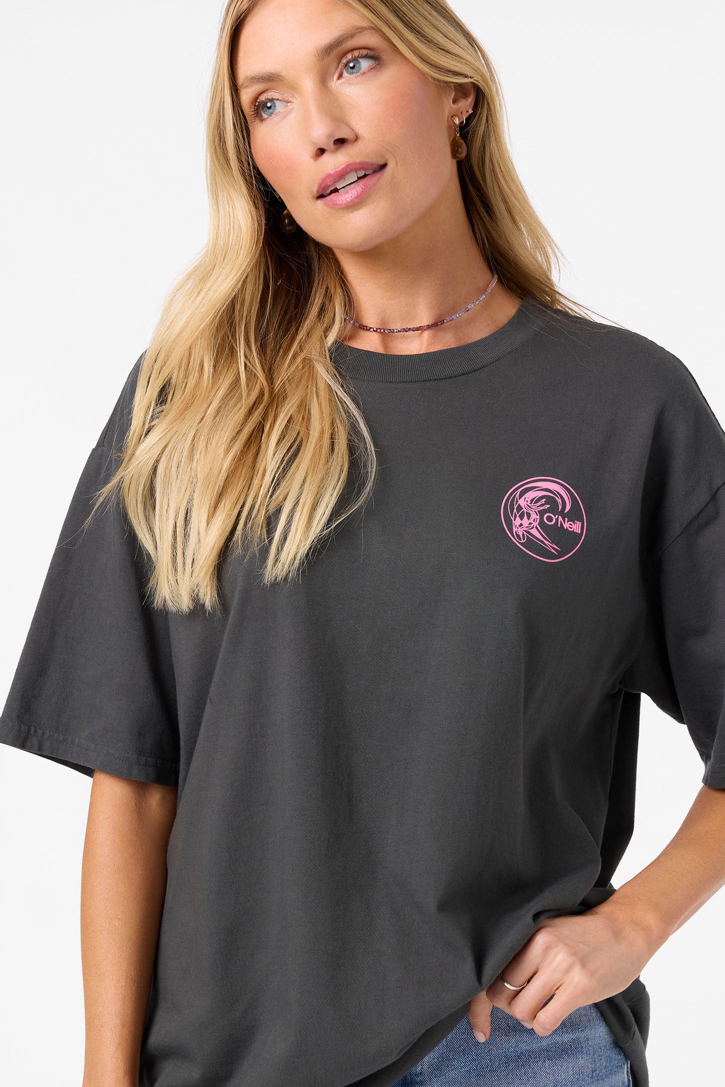 O'Riginals Forty First Oversized Tee - Dark Shadow | O'Neill