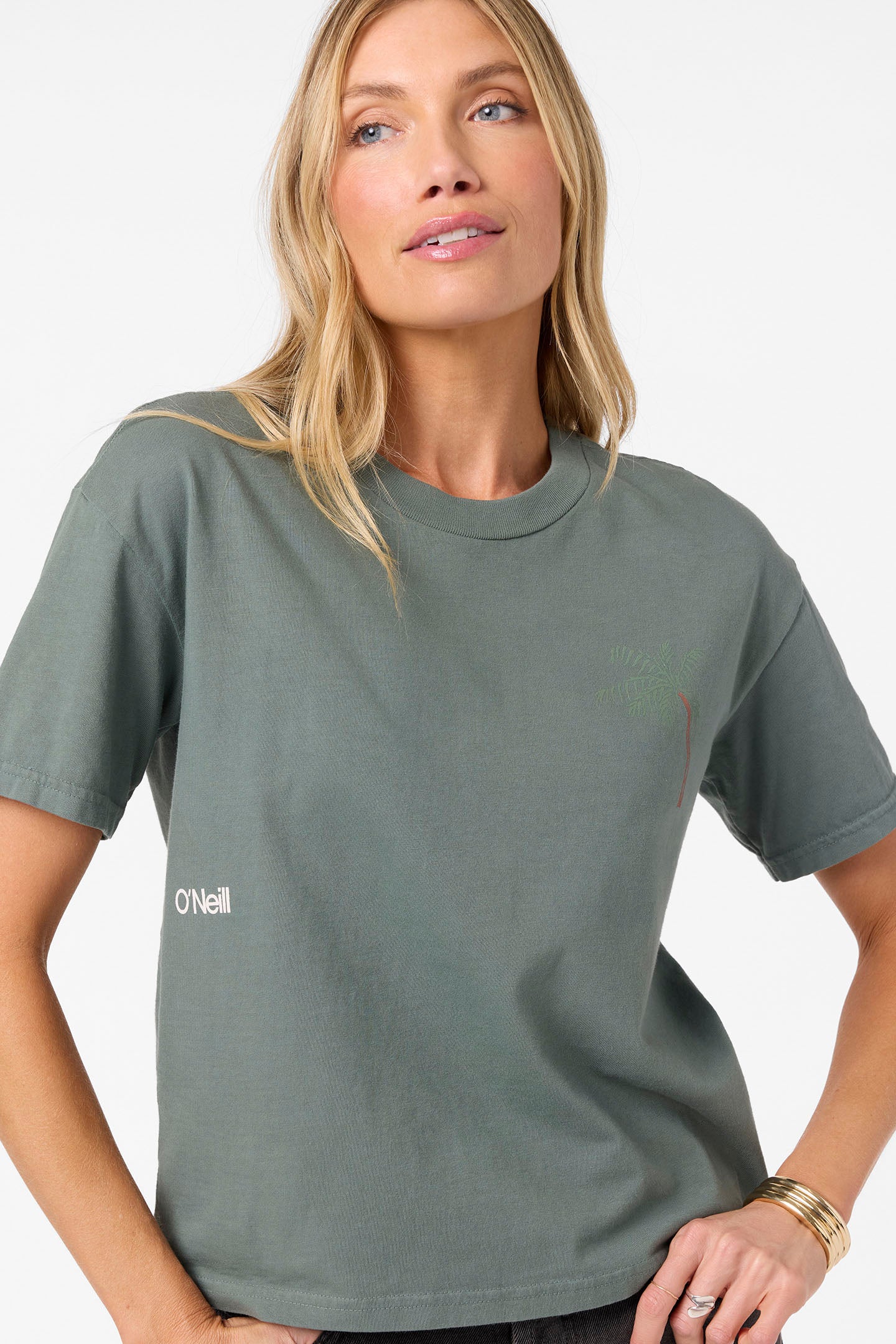 O'Riginals Palms Away Easy Tee - Balsam Green | O'Neill