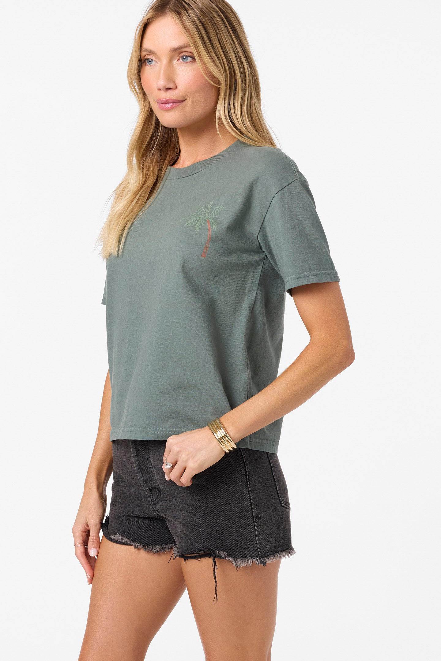 O'Riginals Palms Away Easy Tee - Balsam Green | O'Neill