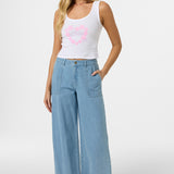 Leah Hawaii Scoopneck Tank - White | O'Neill