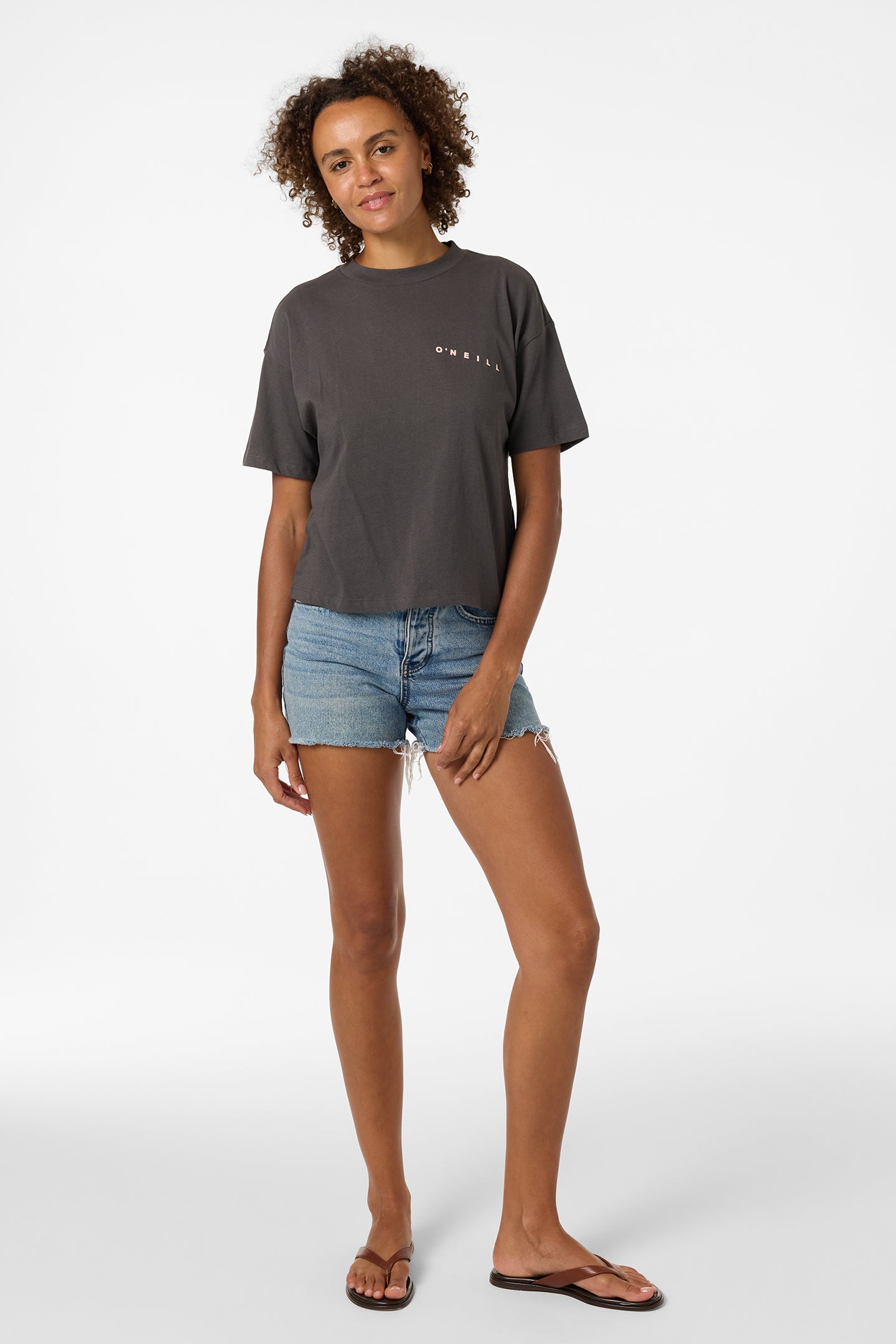 Rivi Hawaii Easy Tee - Washed Black | O'Neill