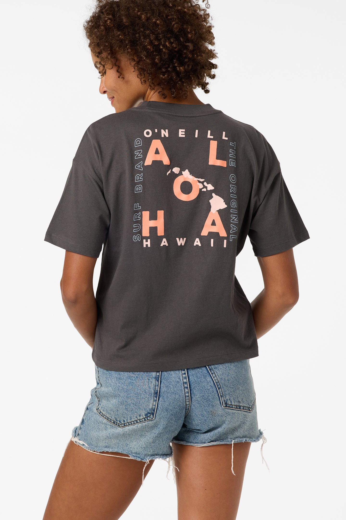 Rivi Hawaii Easy Tee - Washed Black | O'Neill