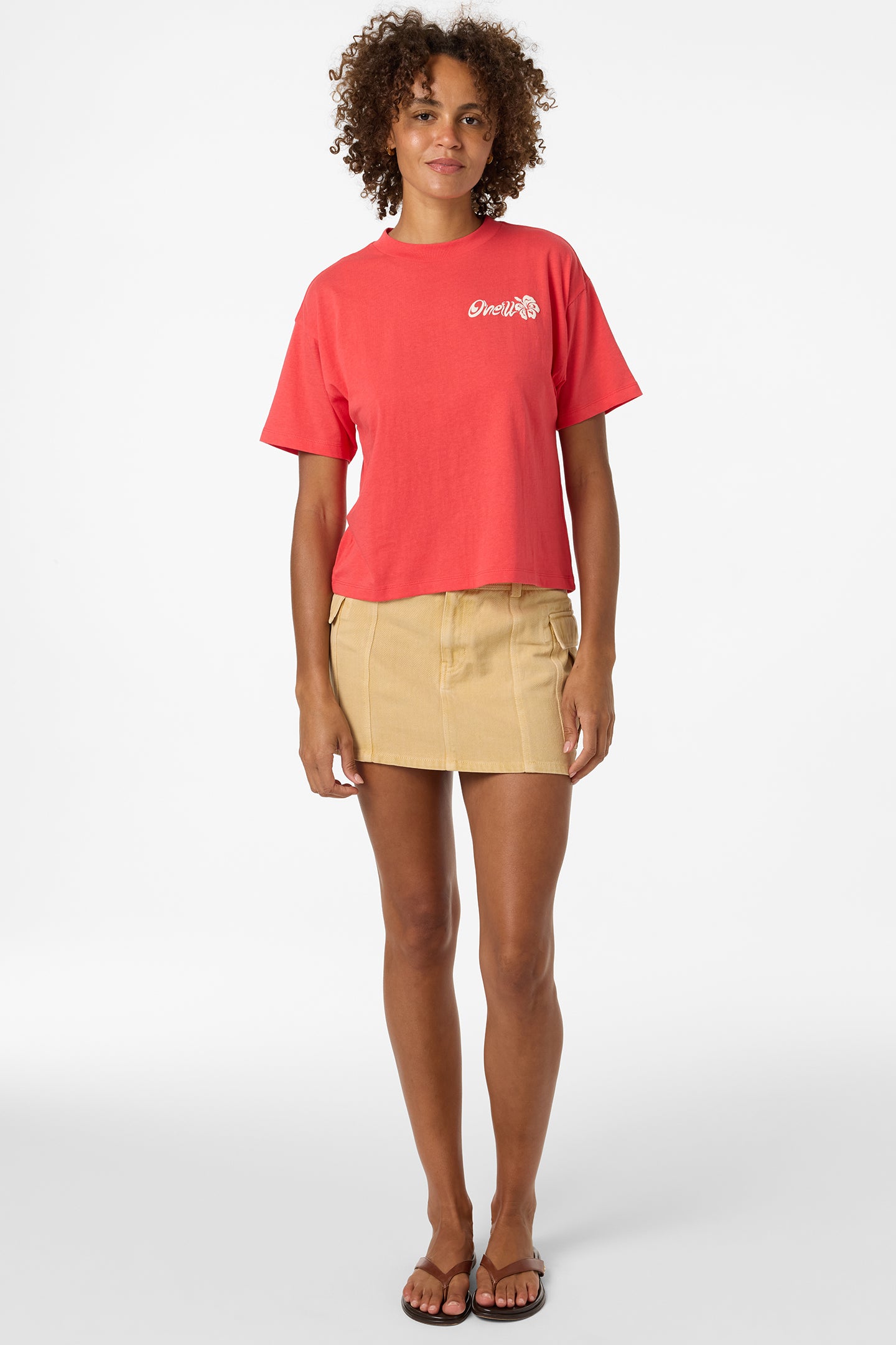 HIBISCUS EASY TEE LAVA RED - Lava Red | O'Neill