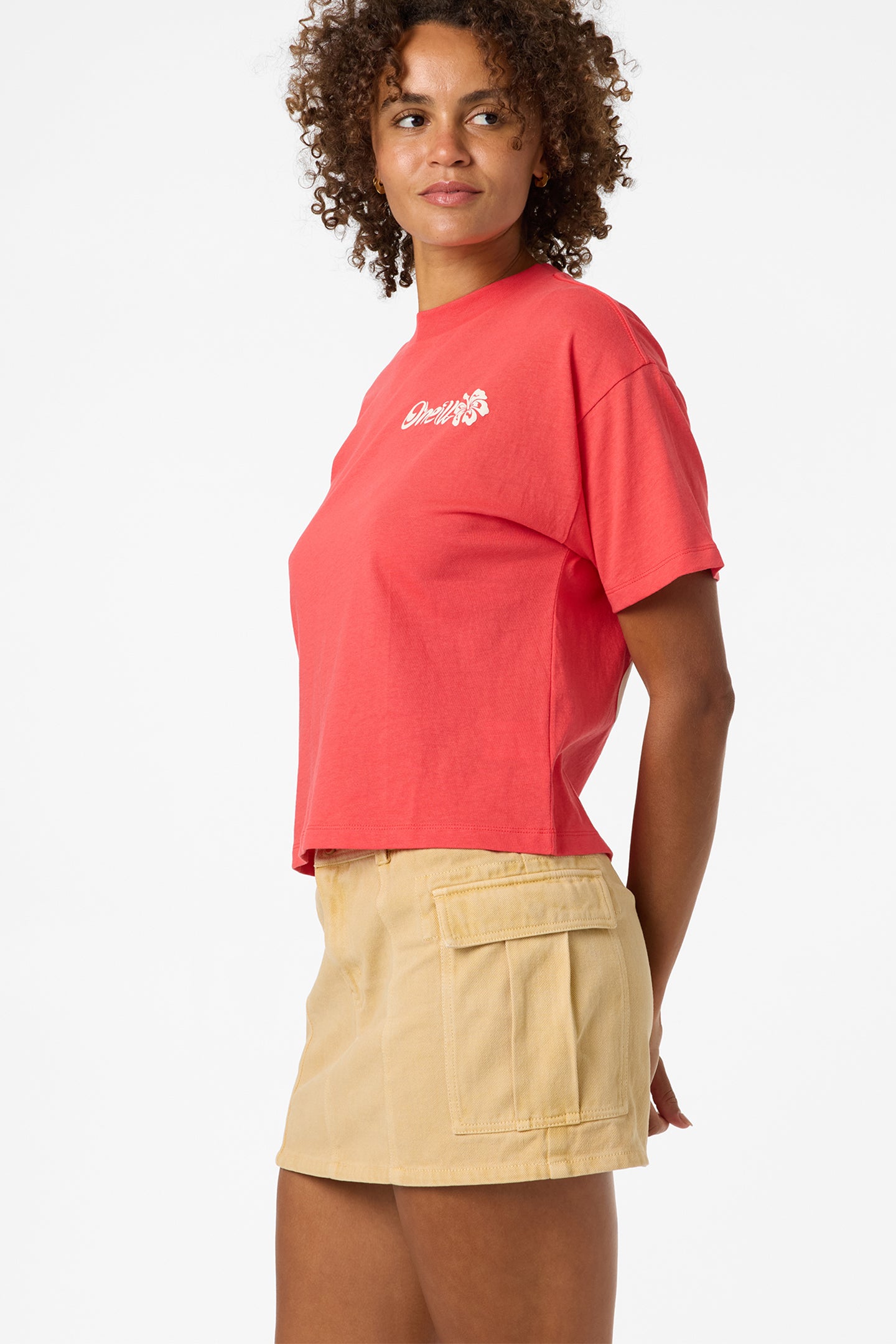 HIBISCUS EASY TEE LAVA RED - Lava Red | O'Neill