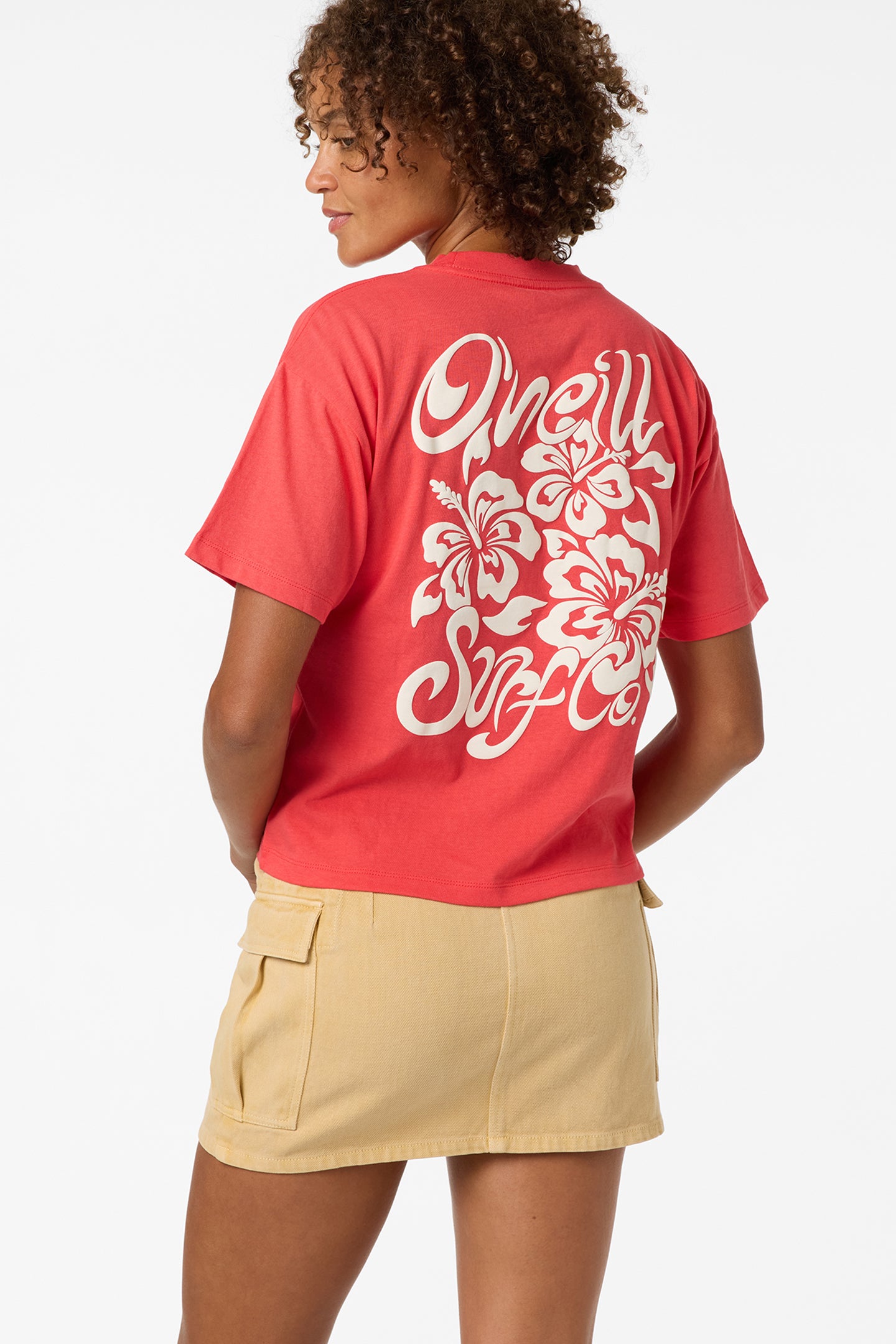 HIBISCUS EASY TEE LAVA RED - Lava Red | O'Neill