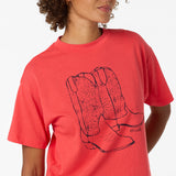 OUT WEST EASY TEE LAVA RED - Lava Red | O'Neill