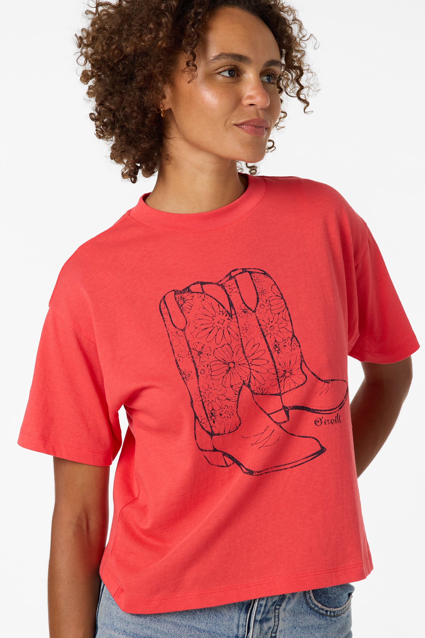 OUT WEST EASY TEE LAVA RED - Lava Red | O'Neill
