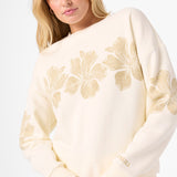 Lei Oversized Crew Neck Fleece