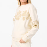 Lei Oversized Crew Neck Fleece