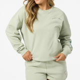 Petal Oversized Crew Neck Fleece