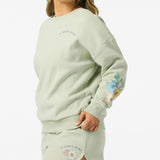 Petal Oversized Crew Neck Fleece