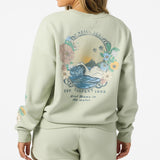 Petal Oversized Crew Neck Fleece