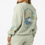 Petal Oversized Crew Neck Fleece