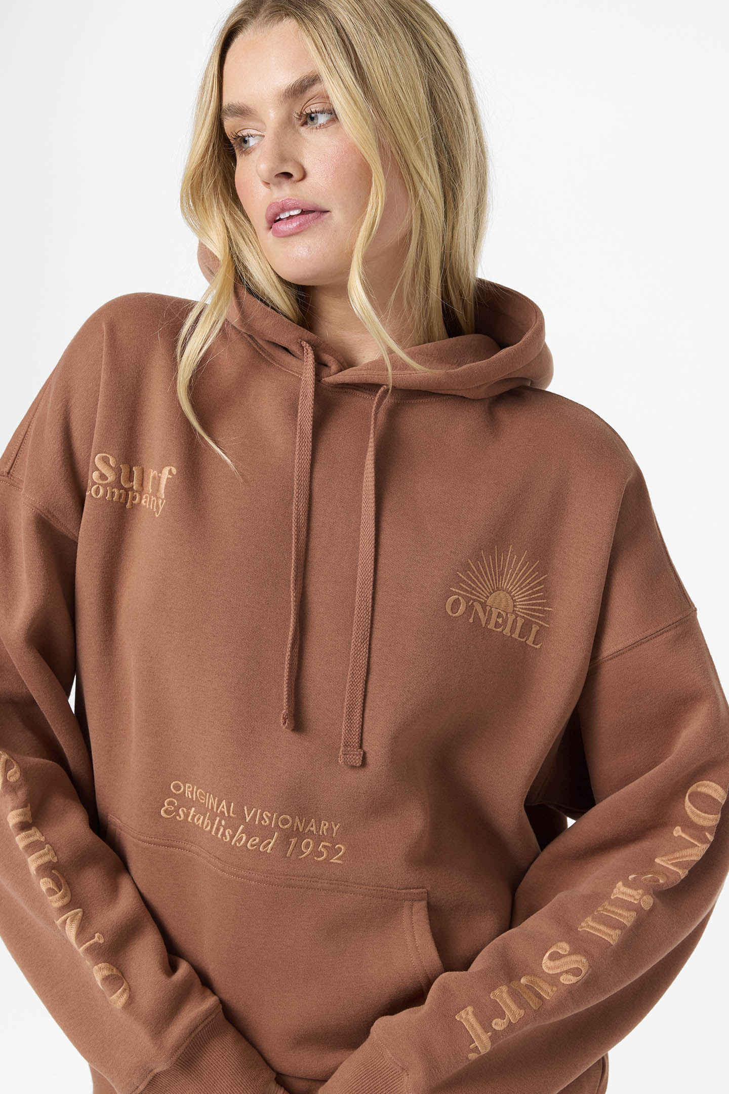 Chore Break Oversized Hoodie Pullover Fleece - Carob Brown | O'Neill