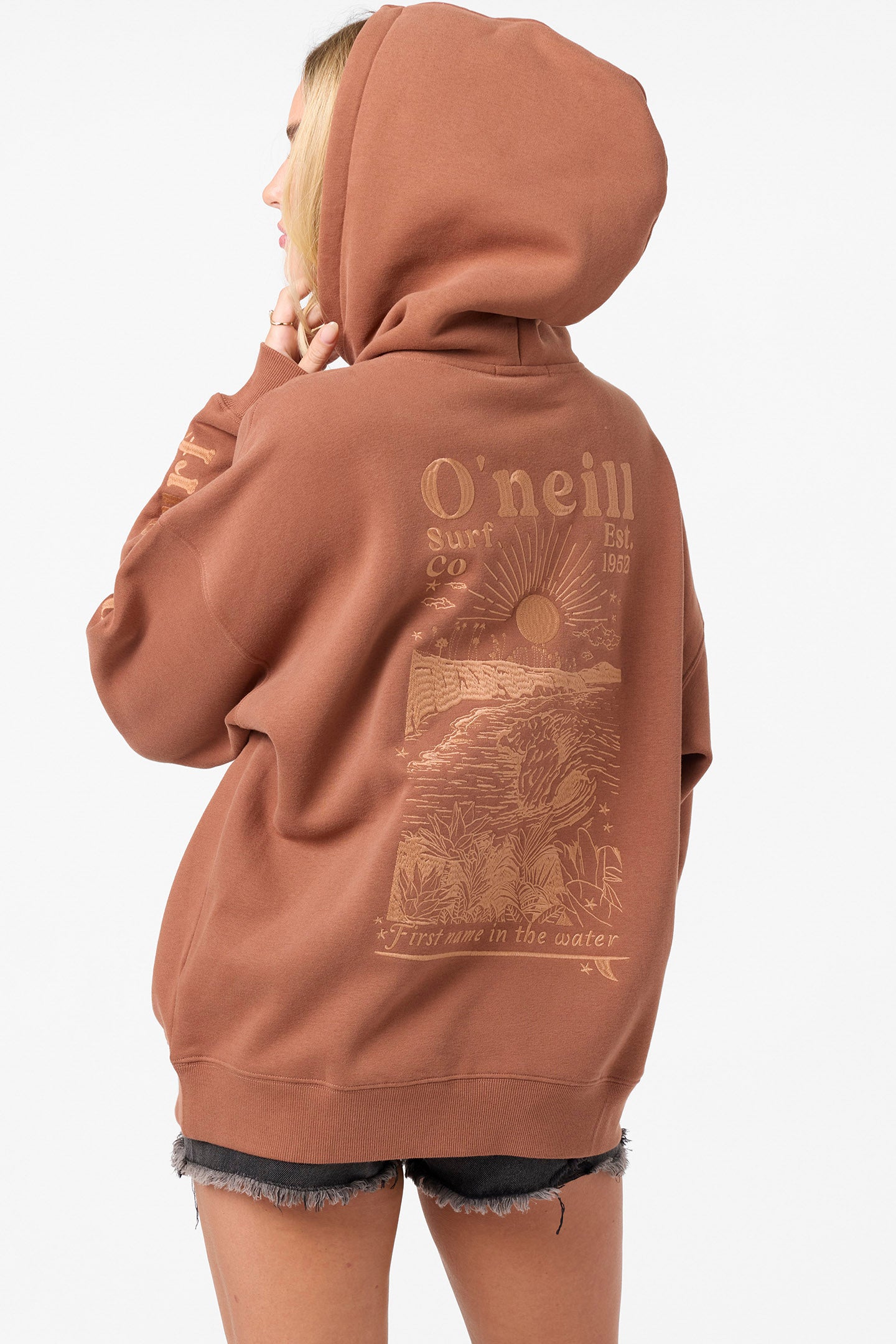 Chore Break Oversized Hoodie Pullover Fleece - Carob Brown | O'Neill
