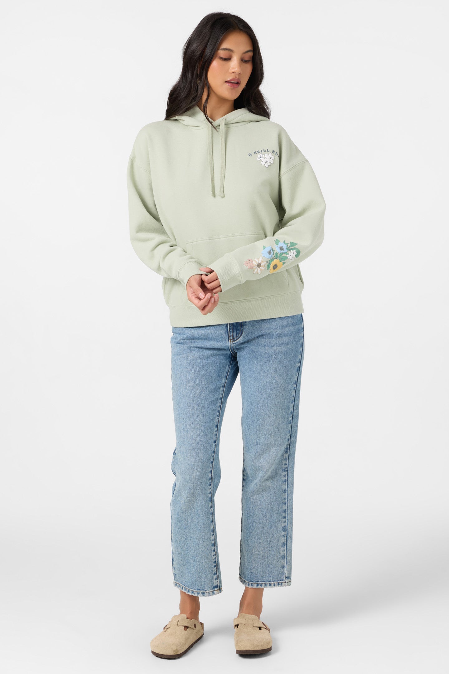 Petal Relaxed Hoodie Pullover Fleece - Desert Sage | O'Neill