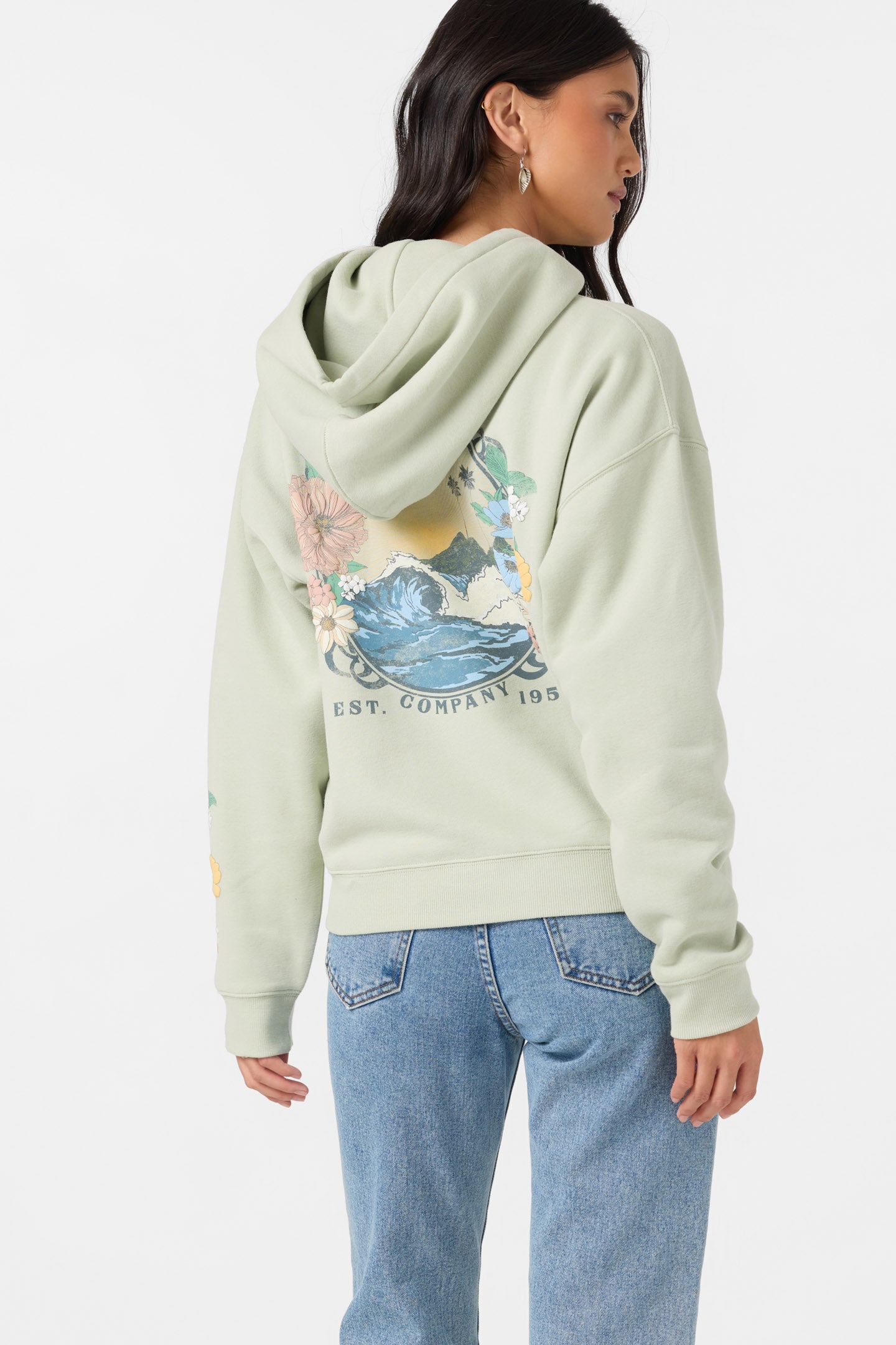 Petal Relaxed Hoodie Pullover Fleece - Desert Sage | O'Neill