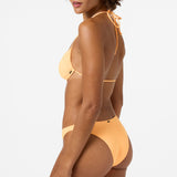 Saltwater Solids Tidal Bralette Top - Neon Apricot Nectar | O'Neill