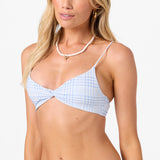 Catamaran Plaid Malibu Bralette Top