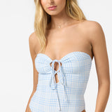Catamaran Plaid Poolside One-Piece
