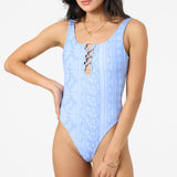 Surf Abstract Hillrose One-Piece