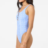 Surf Abstract Hillrose One-Piece