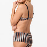 Sand Dollar Stripe Surfs Up Short Full Bottoms