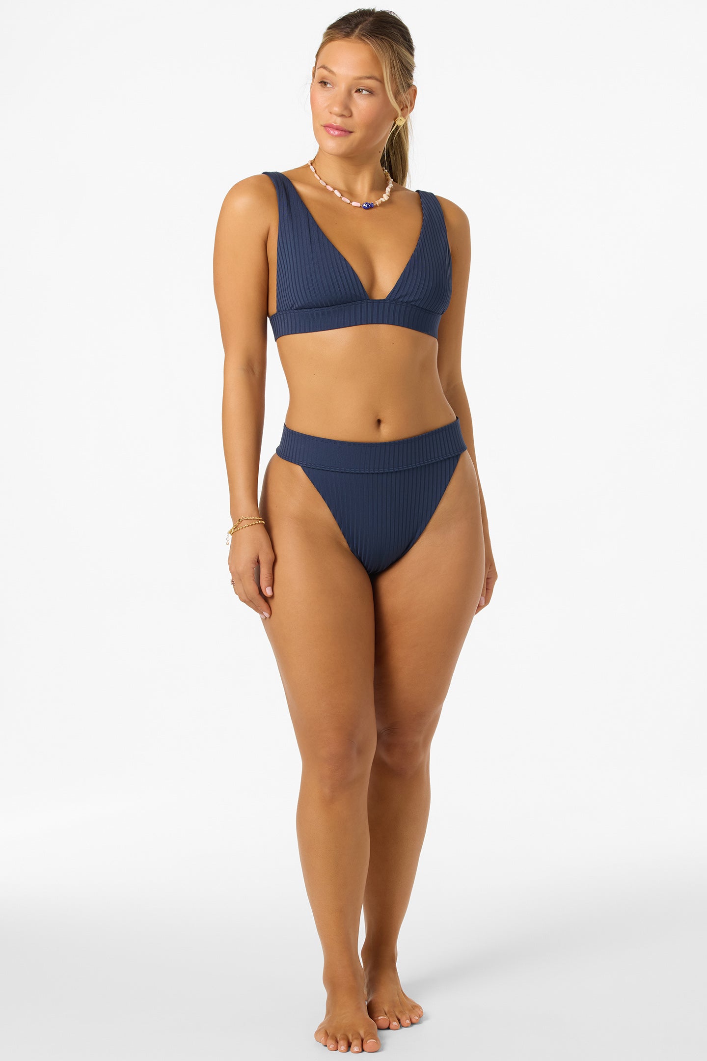 Shorebreak Rib Cancun Bralette Top - Navy | O'Neill