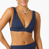 Shorebreak Rib Cancun Bralette Top - Navy | O'Neill