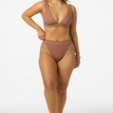 Shorebreak Rib Santa Barbara High Rise Cheeky Bottoms