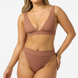 Shorebreak Rib Santa Barbara High Rise Cheeky Bottoms