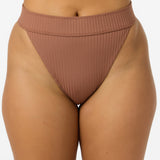 Shorebreak Rib Santa Barbara High Rise Cheeky Bottoms