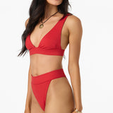 Shorebreak Rib Santa Barbara High Rise Cheeky Bottoms -  | O'Neill