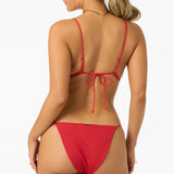 Shorebreak Rib Tanning Triangle Top - Lifeguard Red | O'Neill