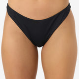 Saltwater Solids Flamenco Cheeky Bottoms - Check w/ Morgan - Black | O'Neill