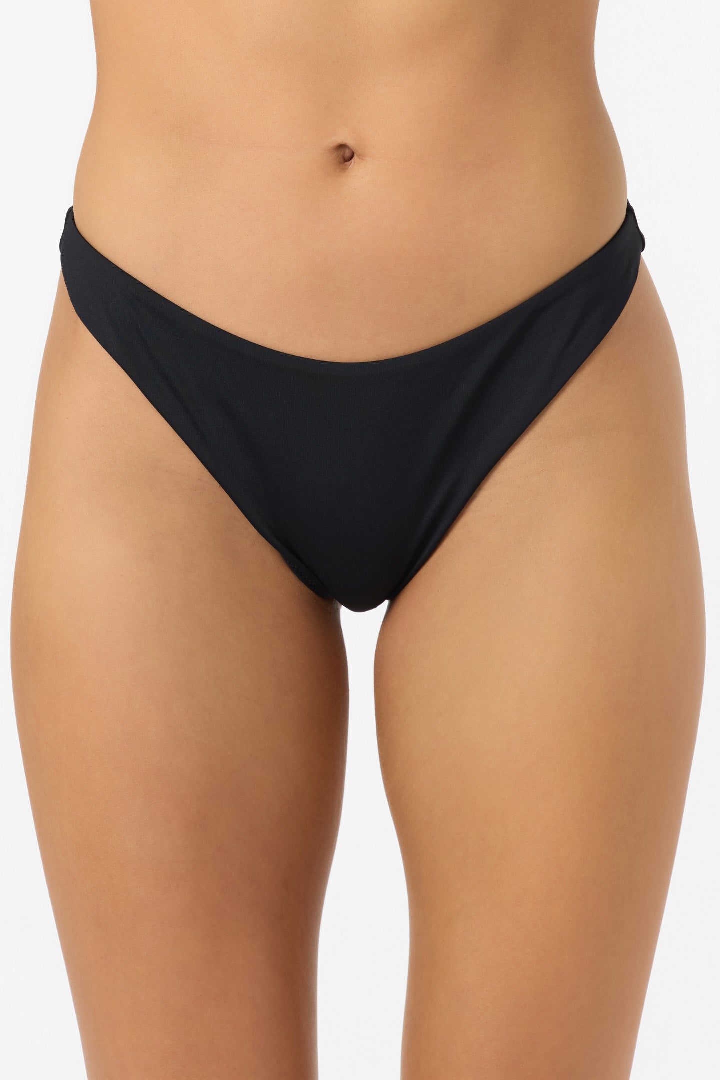 Saltwater Solids Flamenco Cheeky Bottoms - Check w/ Morgan - Black | O'Neill